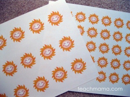 early literacy and math grid games sunny rainy | teachmama.com