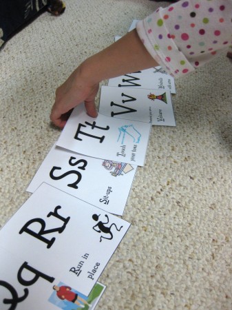 abc exercise cards
