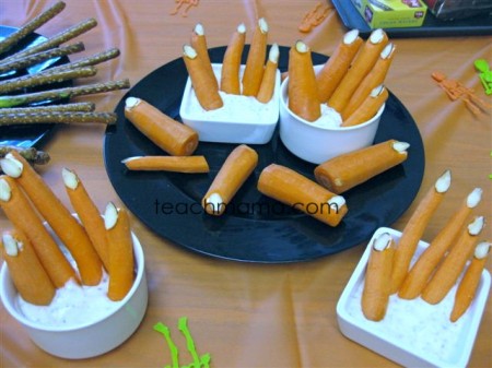 spooky halloween treats fingers