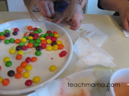 paint with candy | candy experiments 