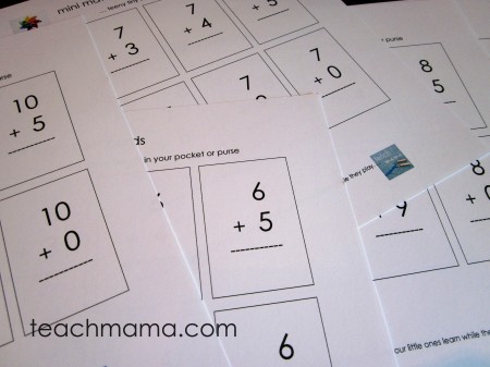 mastering math with mini math facts