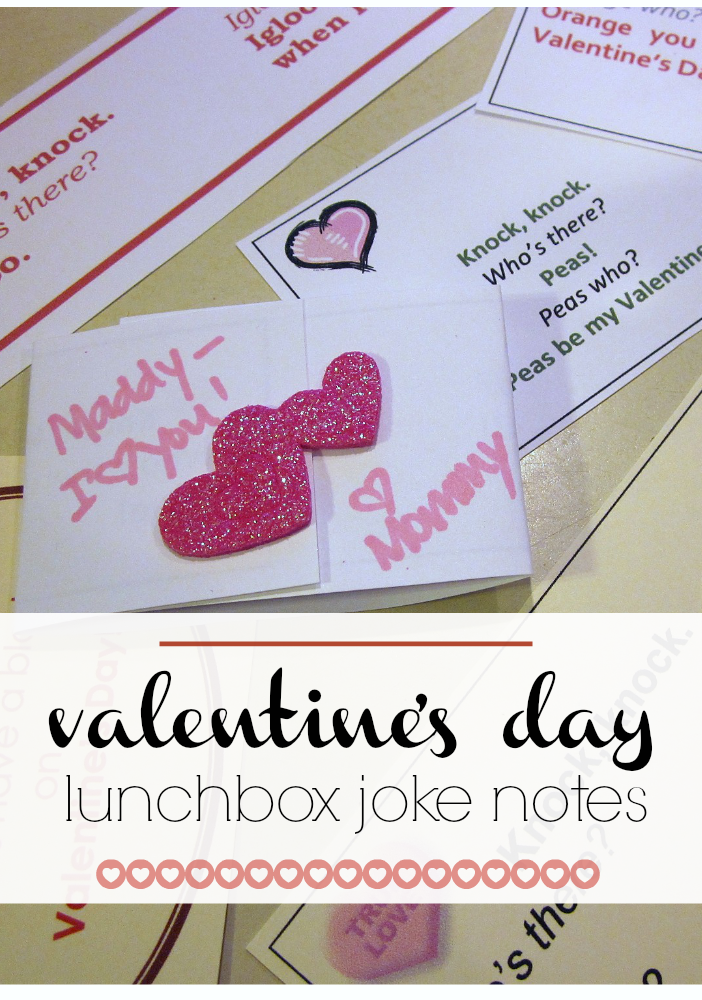 valentines day lunchbox joke notes 