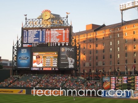 learning at baseball games | teachmama.com blank