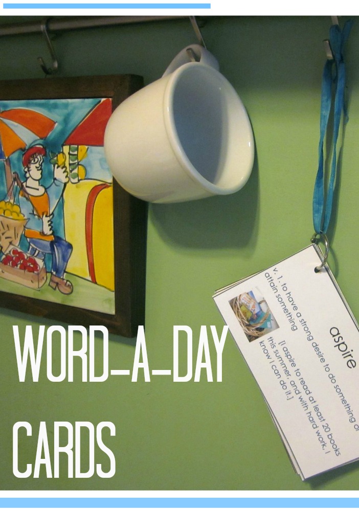 word a day cards