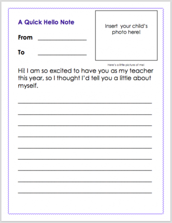 hello teacher note | teachmama.com