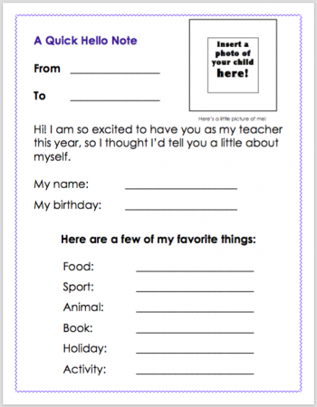 hello teacher note | teachmama.com