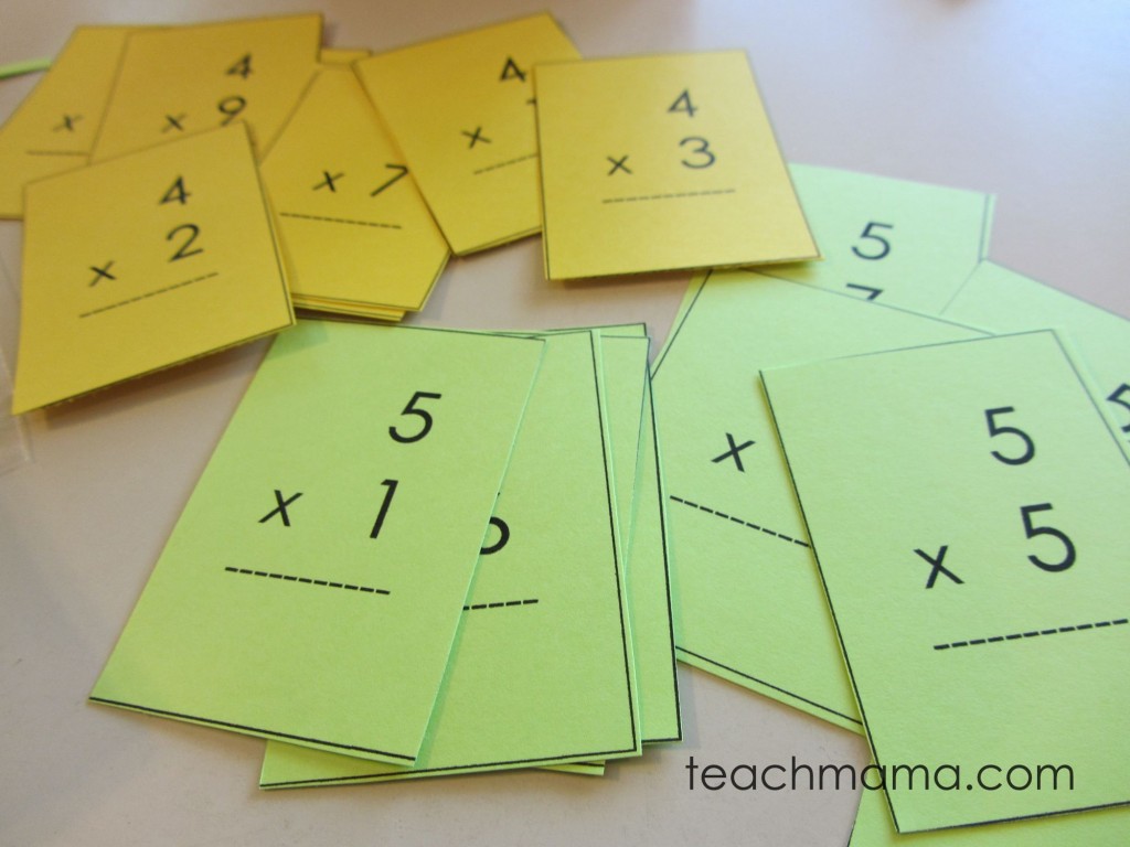 multiplication facts