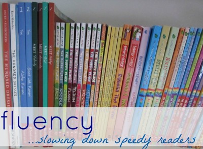 how to slow down speedy readers