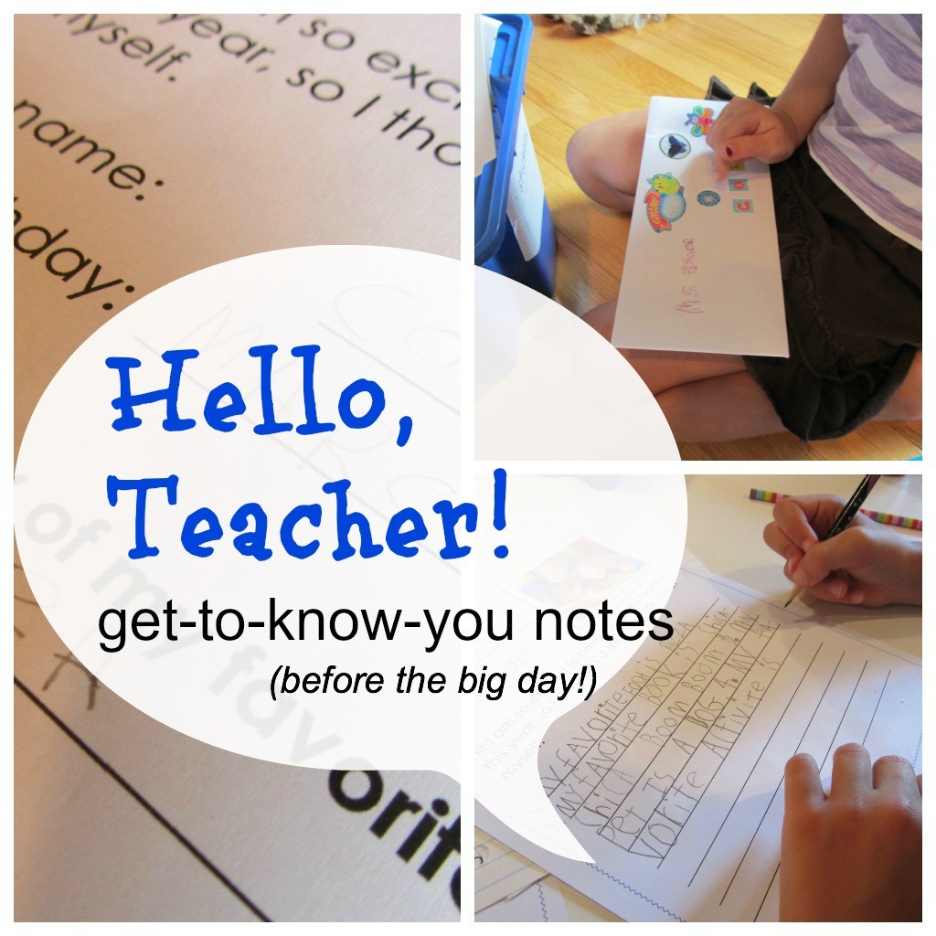 hello teacher notes