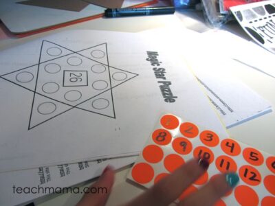 magic star puzzle