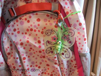 backpack butterflies