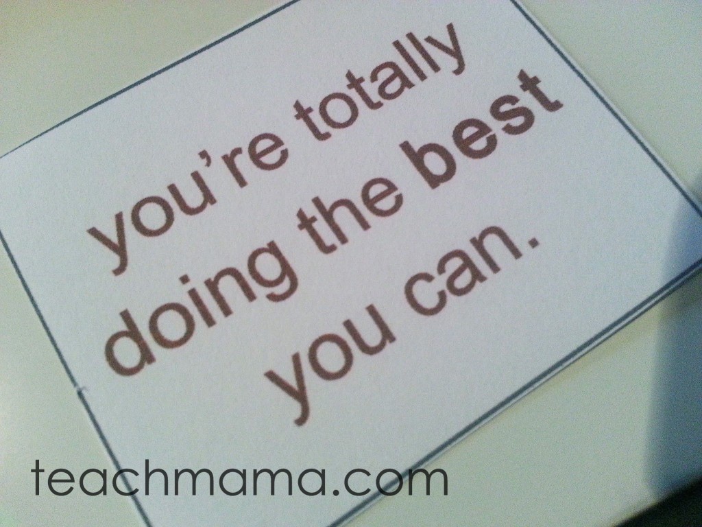 notes for mom (or dad)