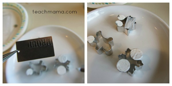 homemade name necklaces for girls and boys back side
