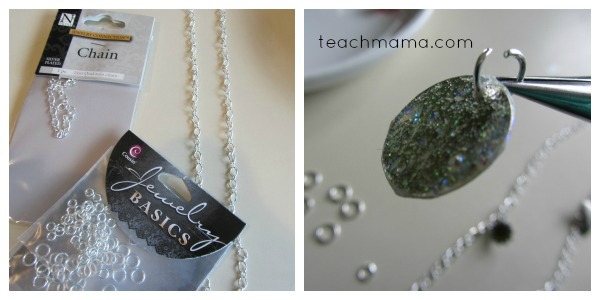 homemade name necklaces for girls and boys final steps