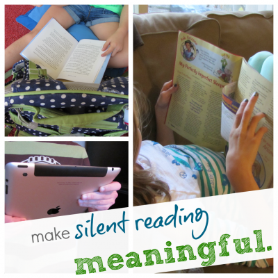 make silent reading more meaninful
