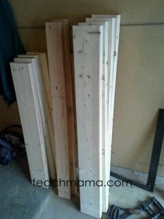 build a stage: wood