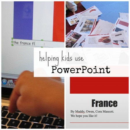 helping kids use powerpoint 