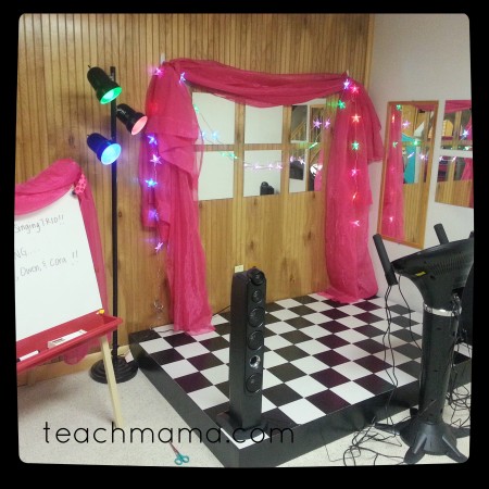 how to build a stage finished