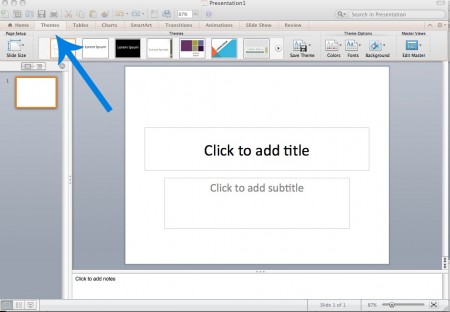 power point theme change