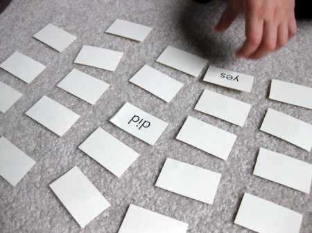 sight word memory