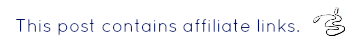 post contains affiliate links