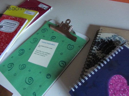 descriptive writing tabletop surprises -
