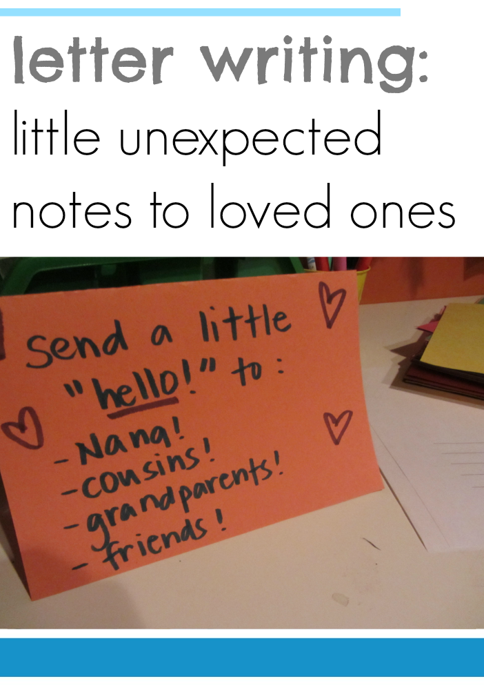 tabletop surprises letter writing