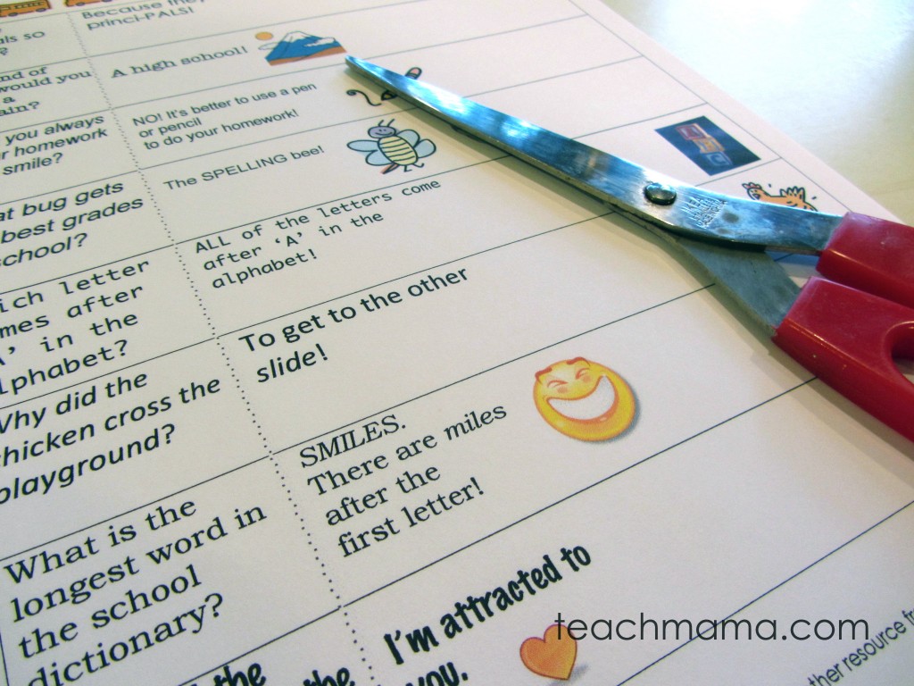 school RULES lunchbox joke notes