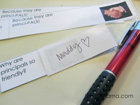 school RULES lunchbox joke notes