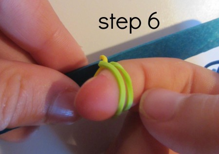 rainbow loom bracelets without the loom step 6