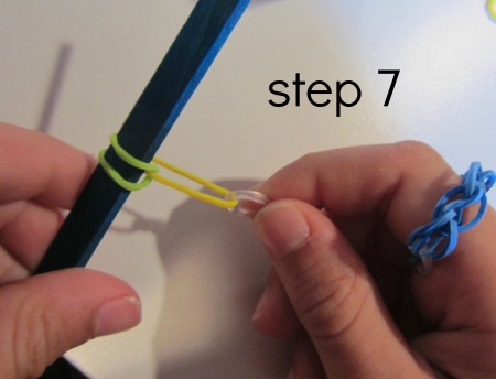 rainbow loom bracelets without the loom step 7
