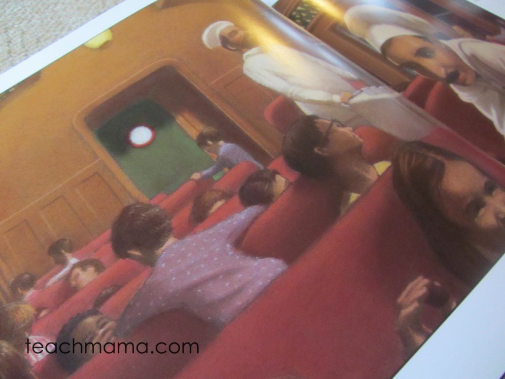 polar express page in book