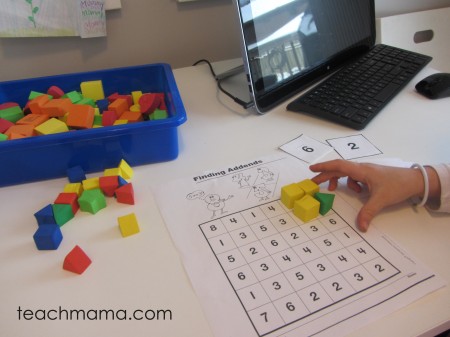 quick and easy addition game | finding addends | teachmama.com