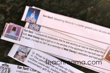 disneyland fun fact lunchbox notes | teachmama.com