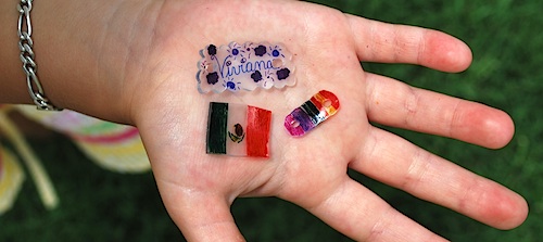 shrinky dink flag bracelet: super-cool patriotic craft