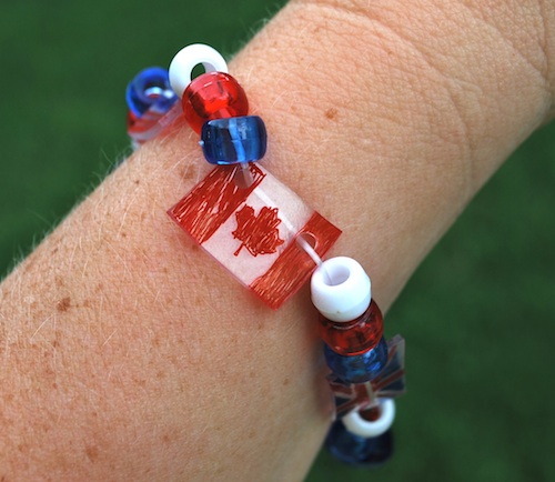 shrinky dink flag bracelet: super-cool patriotic craft