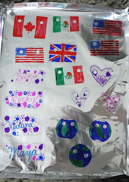 shrinky dink flag bracelet: super-cool patriotic craft