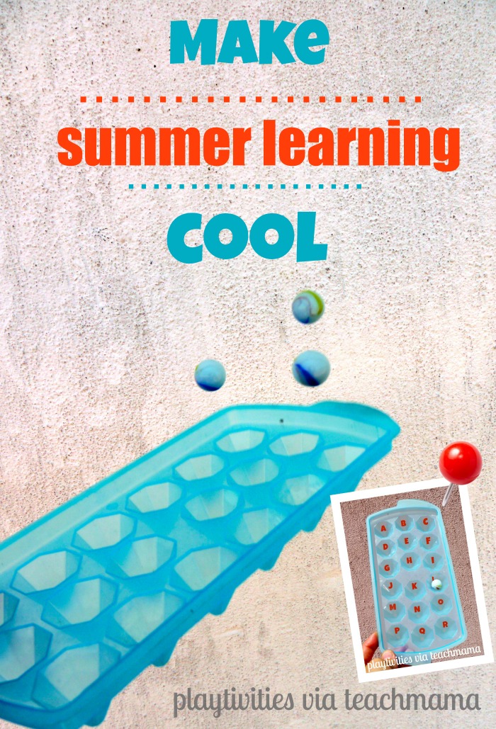 fun summer activity for learning letters and numbers