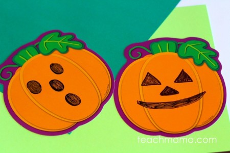 pumpkin match game | teachmama.com 