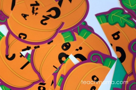 pumpkin match game | teachmama.com 
