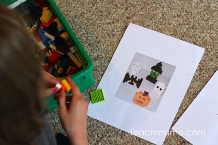 halloween lego game: unplugged, creative fun | teachmama.com