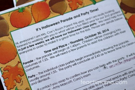halloween party ideas for kids letter - 3