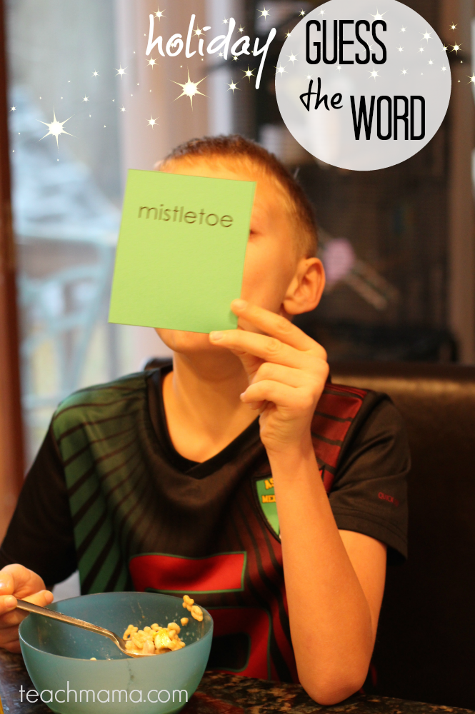christmas guess the word game | teachmama.com