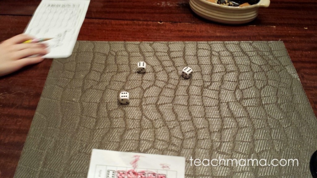 how to play bunco with FAMILIES | teachmama.com