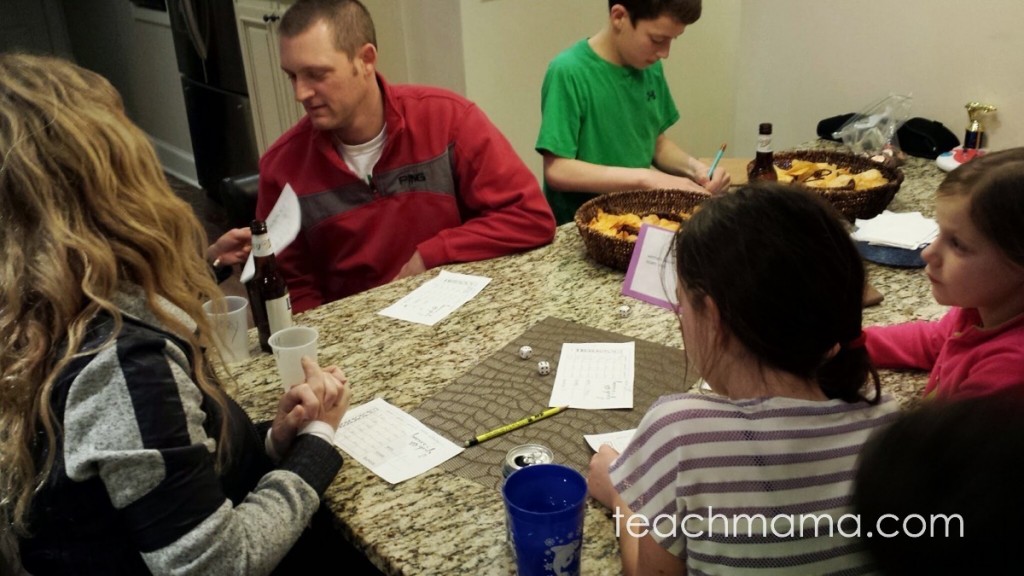 how to play bunco with FAMILIES | teachmama.com