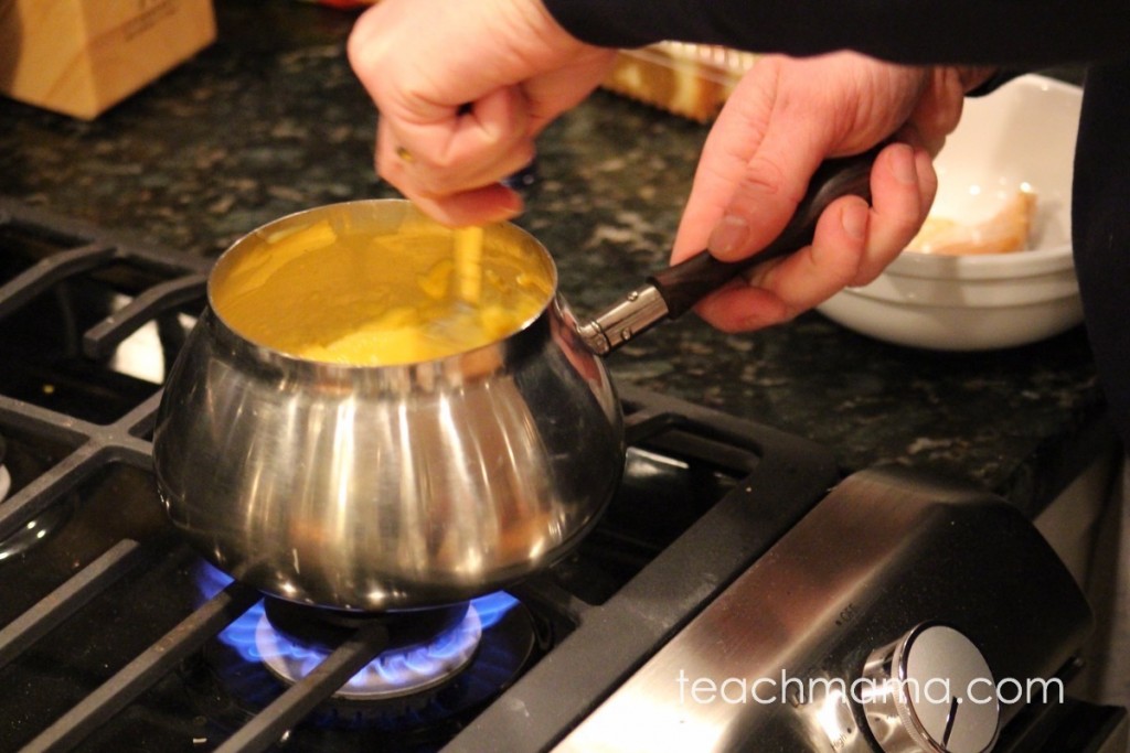 how to do a family fondue night: teachmama.com
