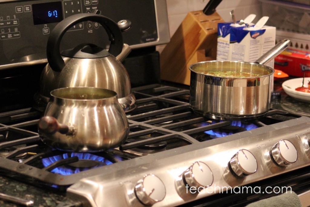 how to do a family fondue night: teachmama.com