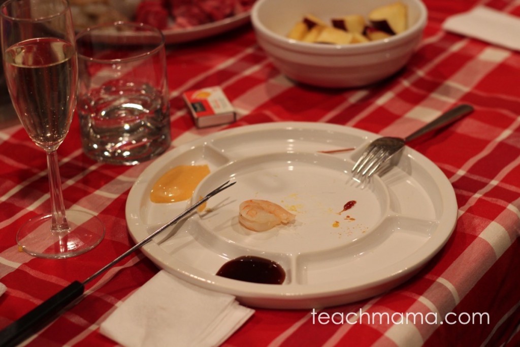 how to do a family fondue night: teachmama.com