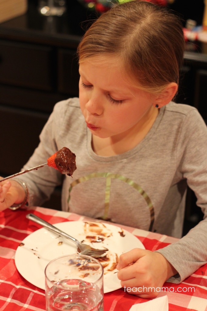 how to do a family fondue night: teachmama.com