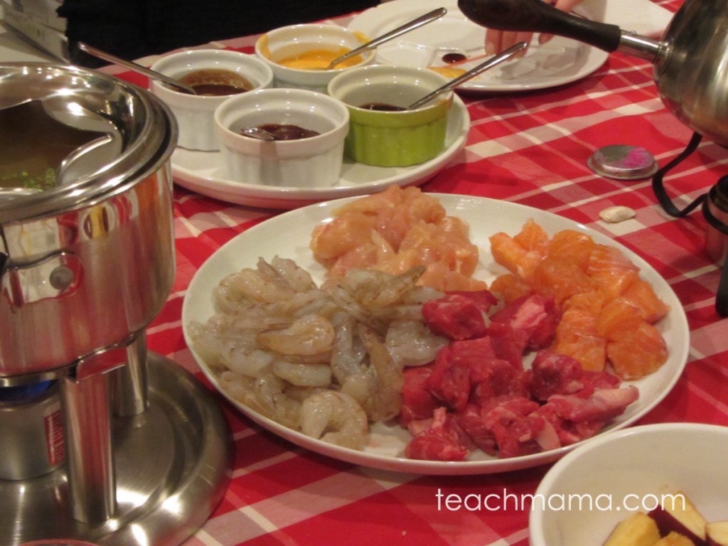 how to do a family fondue night: teachmama.com